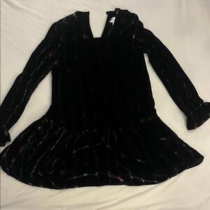 Milly Black Long Sleeve Dress